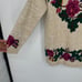 Vintage NWT knit floral longline sweater