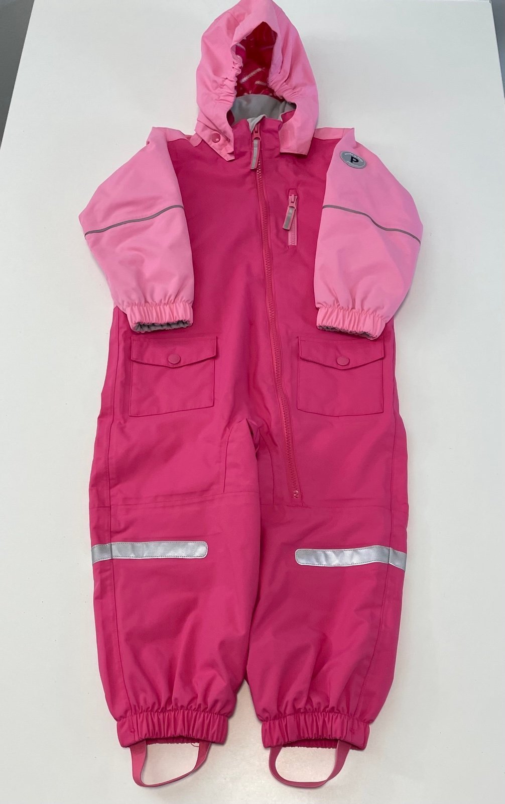 Polarn O Pyret Shell Overall Jumpsuit Romper Outdoor Gear Kids 2-3 Years Pink