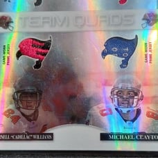 Joey Galloway 16/25 Jeff Garcia 4 Patch Jersey Card Cadillac Clayton Tampa Bay B