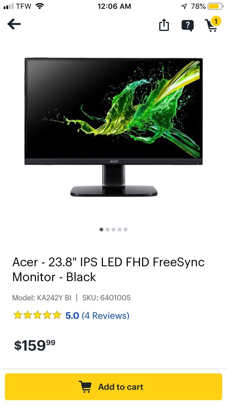 gaming monitor