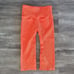 Orange Ribbed Fabletics High Waisted Capri