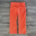 Orange Ribbed Fabletics High Waisted Capri