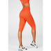 Orange Ribbed Fabletics High Waisted Capri