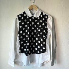 BLACK COMME des GARÇONS Polka Dot Shirt Size S.