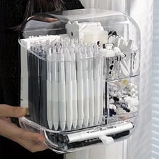 Pen Holder Storage Box, Large Capacity Student Kids And Boys Girls With Lid Stat