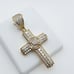 14K Gold Plated Cubic Zircon Pendant, EVBRS387