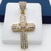 14K Gold Plated Cubic Zircon Pendant, EVBRS387