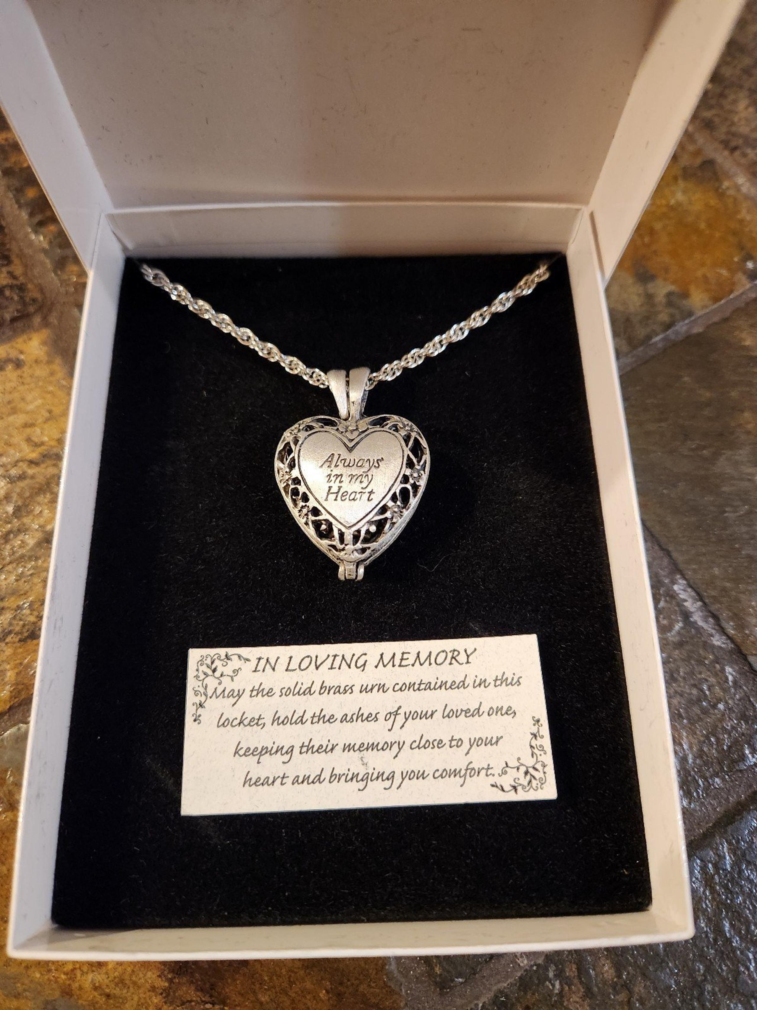 Pewter Urn Necklace