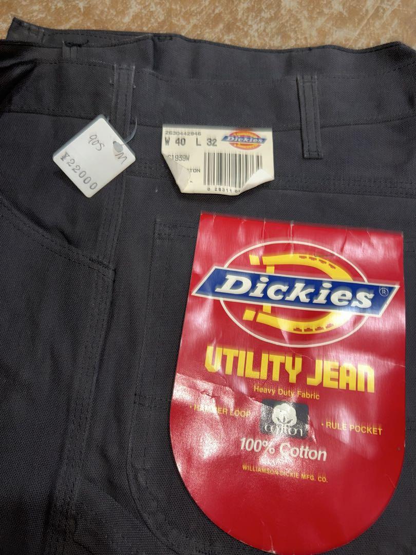 Vintage Dickies Jeans with New Tags, Dark Gray, Size 40/32, Talon Zip