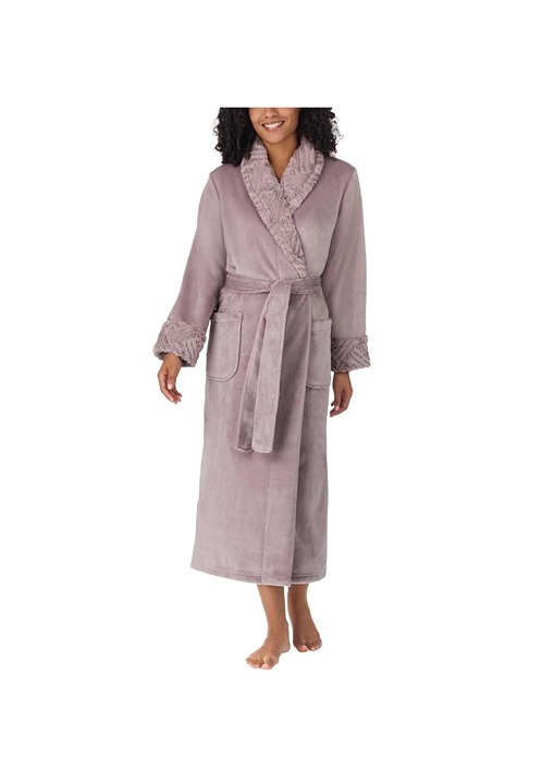 NWT Carole Hochman Women's Shawl Collar Bathrobe Lavender Size XL 85 NN13