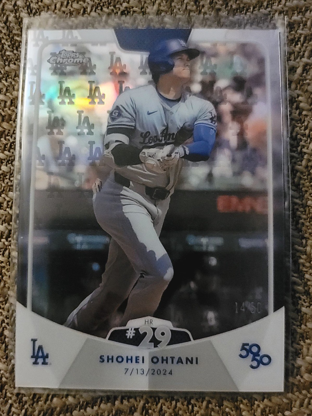 Shohei Ohtani Topps 50 50 #'d 14/50