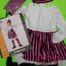Pirate costume girls toddler 2-4