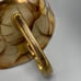 Vtg Lefton Footed Tea Cup Saucer Hand Painted Roses Leaves Gold Gild Grannycore