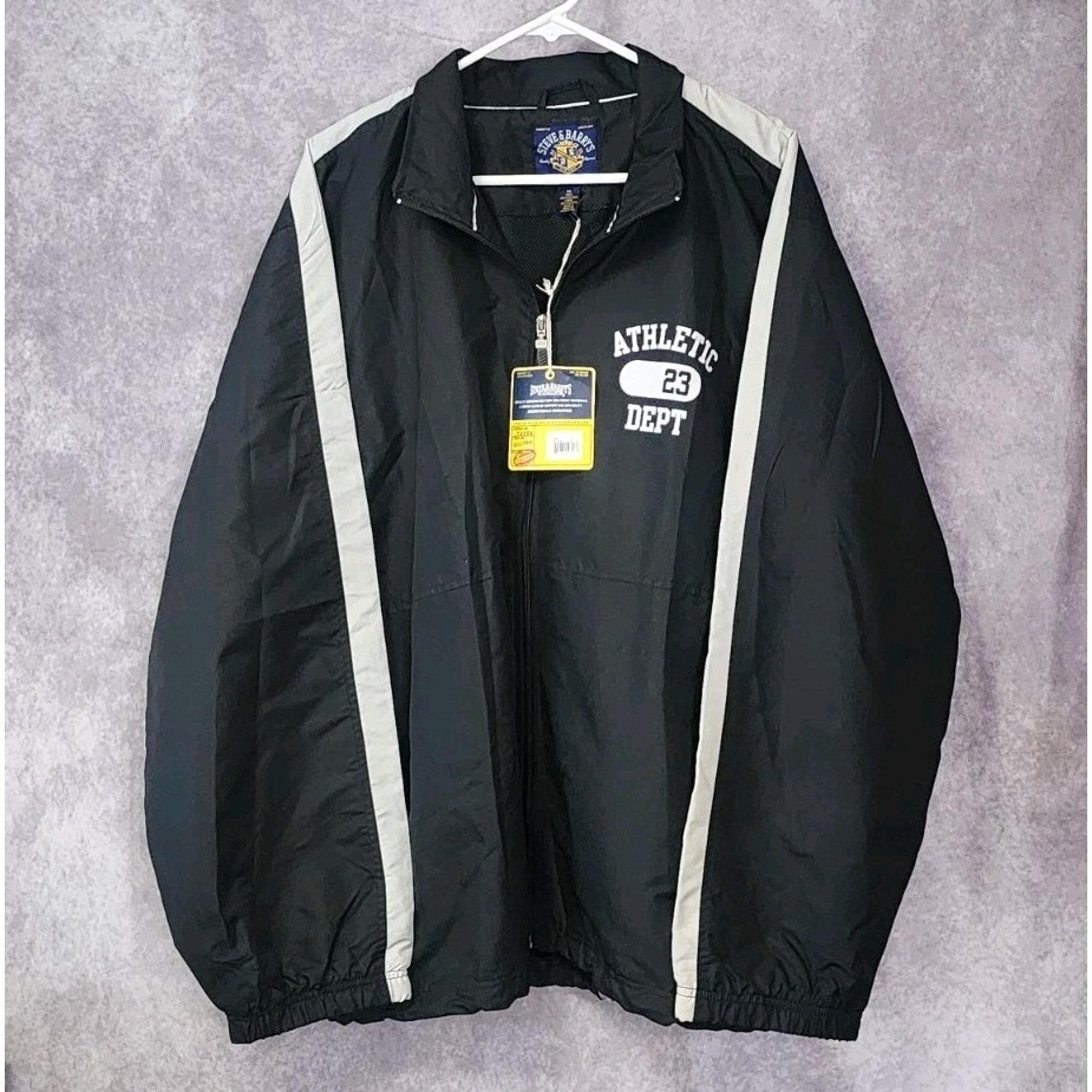 Steve and Barry's Athletic Dept Jacket Windbreaker Mens XXL Athletic Dept NEW