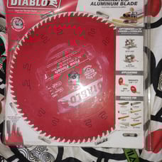 Diablo circular saw blade, sanding belts, and grinder conversion kit