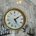 Hoya Crystal Iceberg Clock Sculpture 4 1/4 Tall Museum Crystal Japan