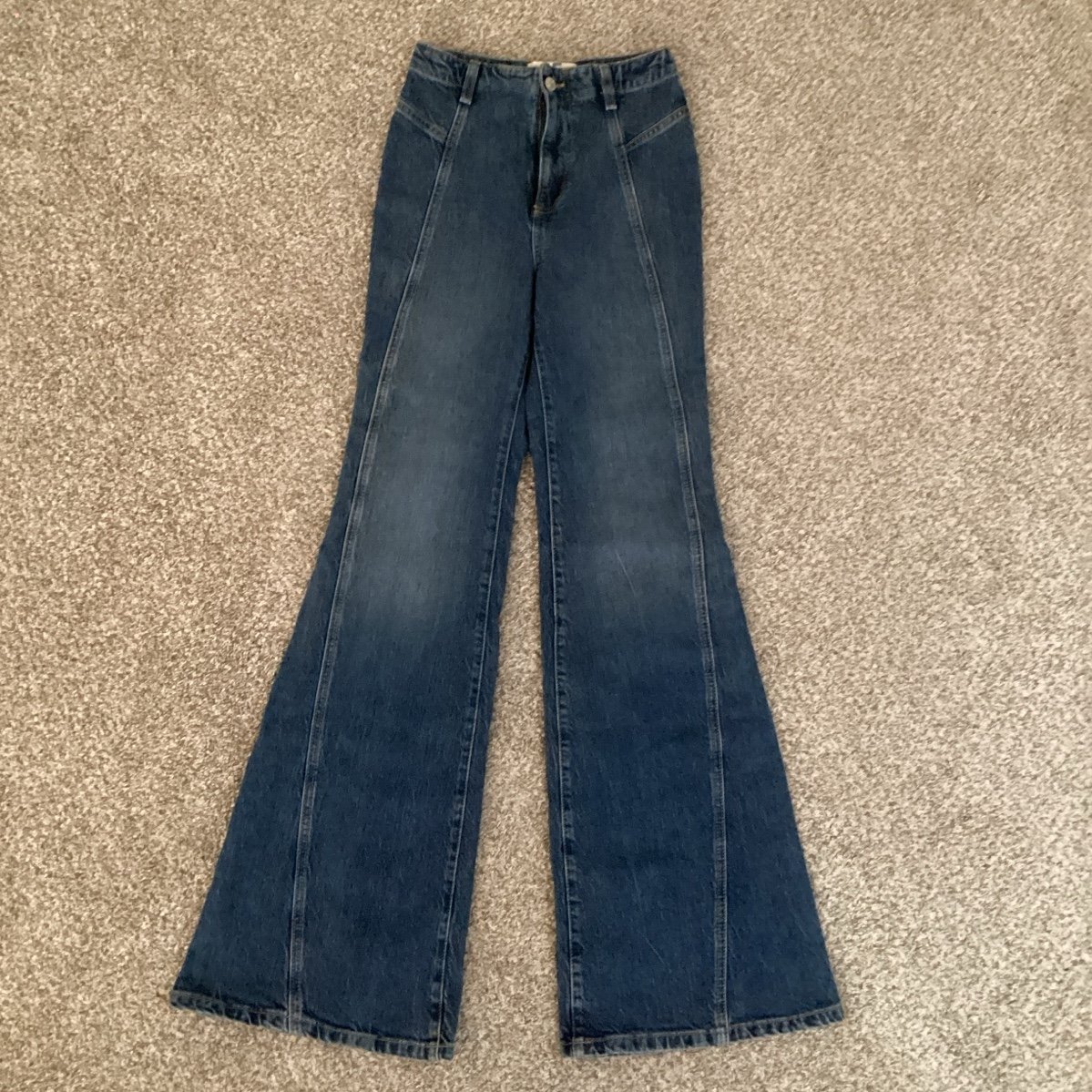 Free People Size 25 High Rise Flare Jeans