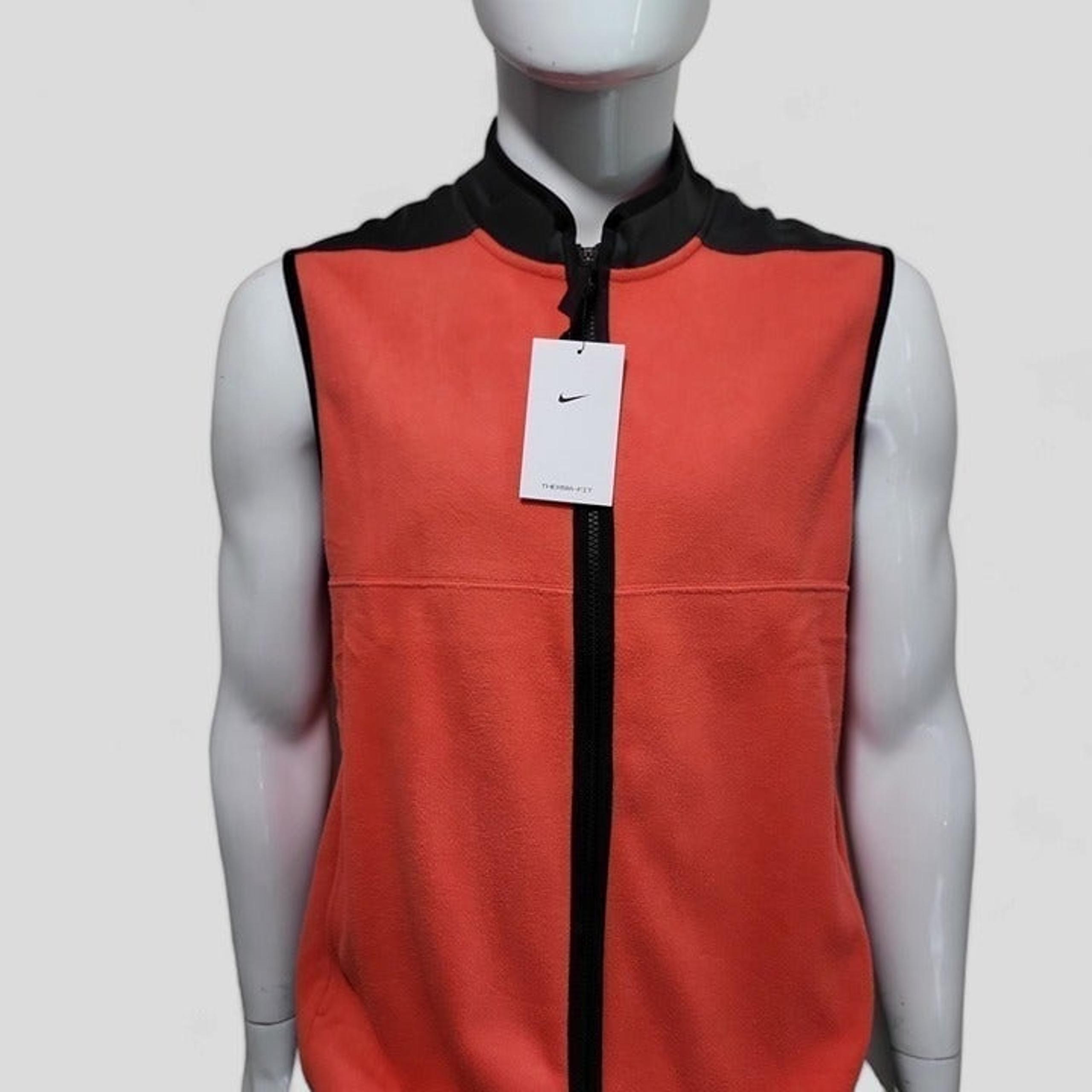 NWT NIKE Therma-Fit Victory Golf Men's Vest Full Zip with Pockets DA2905 Size M