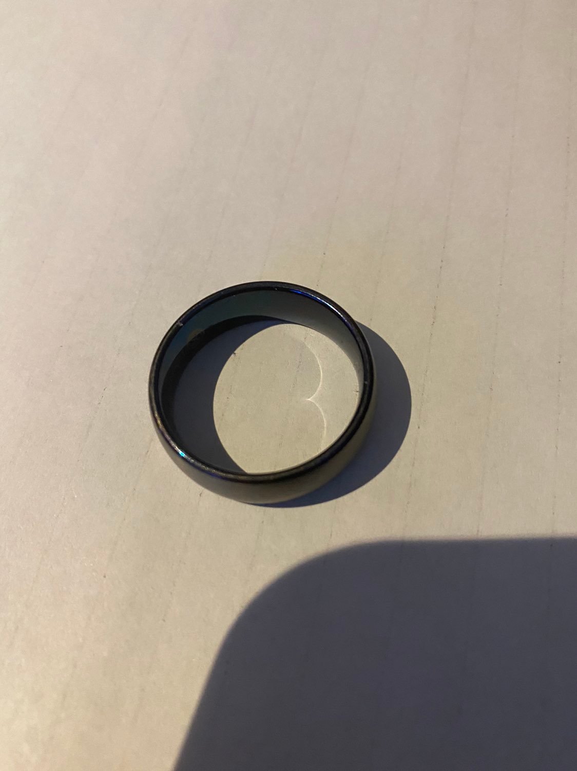 Mens Tungsten Wedding band size 13