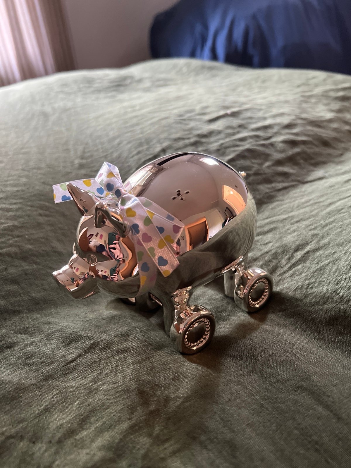 Reed & Barton piggy bank