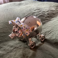 Reed & Barton piggy bank