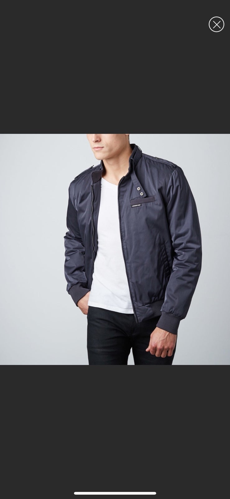 Members Only iconic Black Classic Jacket in XLn never used new