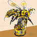 1698pcs Machinery Bumblebees Building Blocks, DIY Educational Toys