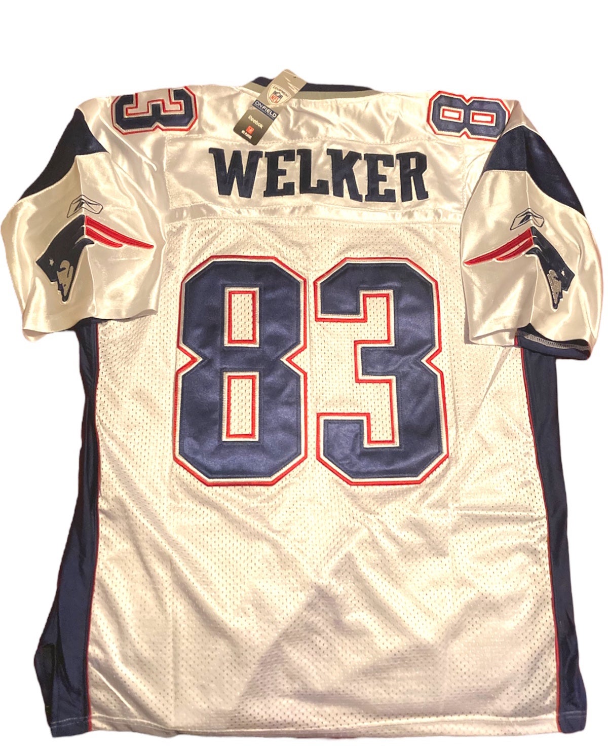 Reebok NFL Wes Welker #83 New England Patriots Football Jersey
