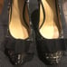 Ann Taylor heels with a gold thread SIZE 9 worn once.