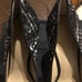 Ann Taylor heels with a gold thread SIZE 9 worn once.