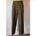 Vintage Private Line green tailored trousers with pockets and pleating SZ 30