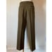 Vintage Private Line green tailored trousers with pockets and pleating SZ 30
