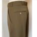 Vintage Private Line green tailored trousers with pockets and pleating SZ 30