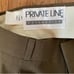 Vintage Private Line green tailored trousers with pockets and pleating SZ 30