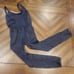 Free People Good Karma Onesie Washed Black XS/S