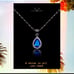 Austrian Blue Jeweled Necklace