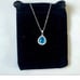 Austrian Blue Jeweled Necklace