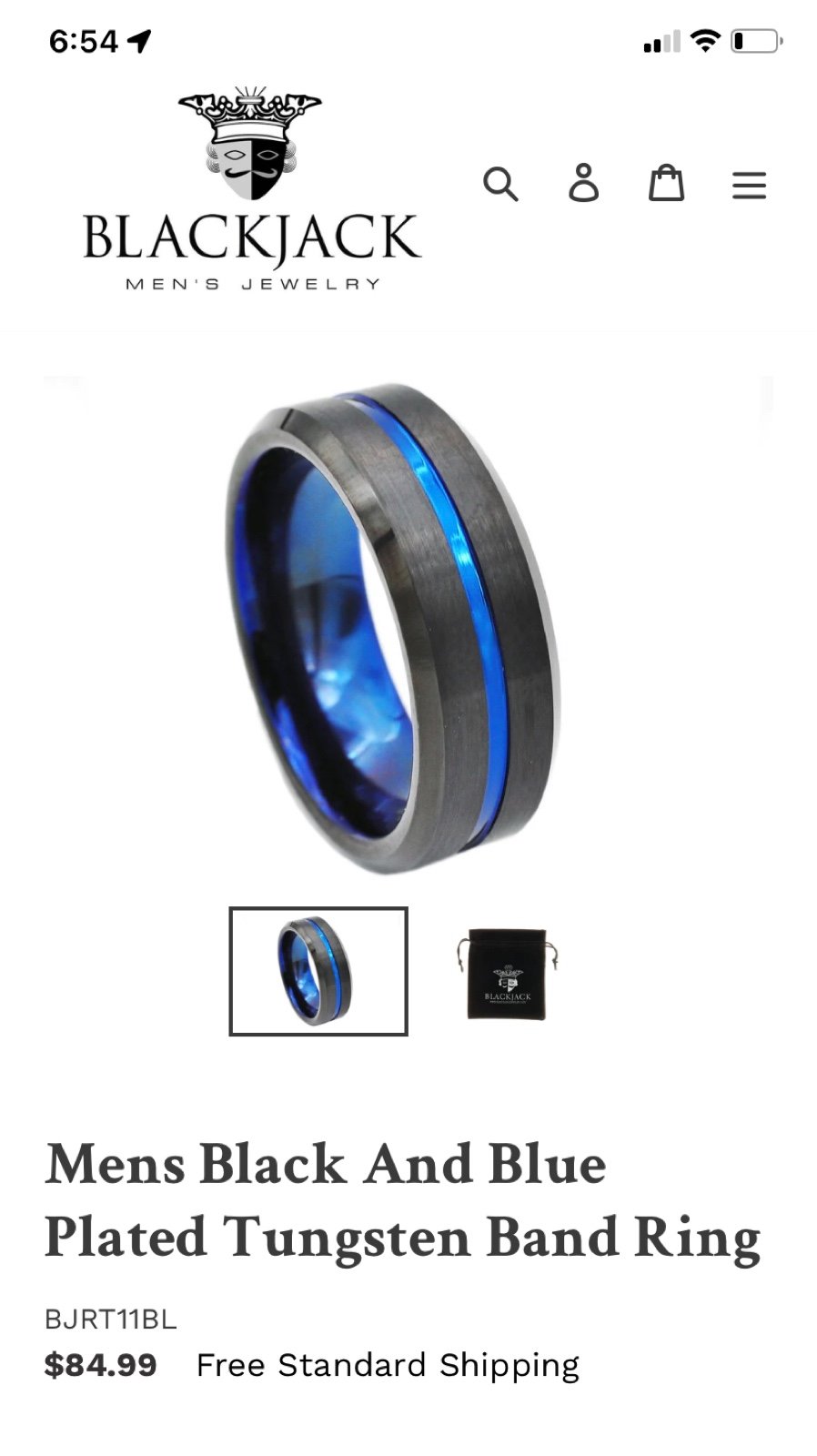 Blackjack ring