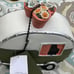 Super cute gareden gnome in camper bright and colorful birdhouse