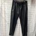 David Lerner faux leather jogger cuffed leg size medium pants