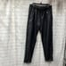 David Lerner faux leather jogger cuffed leg size medium pants