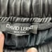 David Lerner faux leather jogger cuffed leg size medium pants
