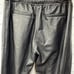 David Lerner faux leather jogger cuffed leg size medium pants