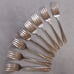 Oneida Community Madelon 1935 Salad Forks 8 Silverplated 6.5 TudorPlate