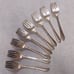 Oneida Community Madelon 1935 Salad Forks 8 Silverplated 6.5 TudorPlate