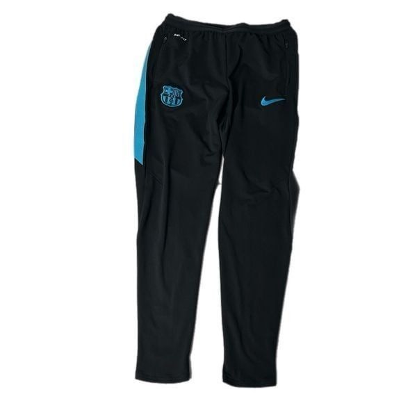 FC Barcelona Nike Dri-Fit Jogger Soccer Futbol Pants Mens M Black