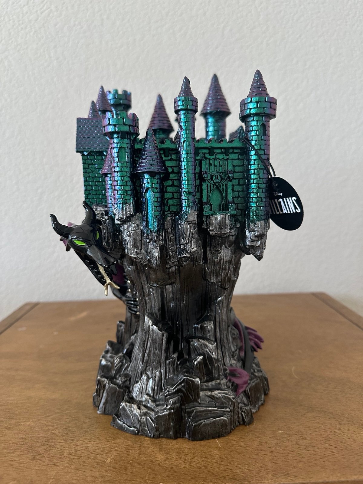 Bath & Body Works villains MALEFICENT Dragon Castle Pedestal Candle Holder NEW