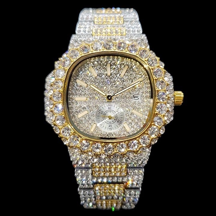VVS Shine Luxury Full Iced Chronograph Edition Diamond Watch