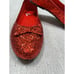 Dorothy Wizard of Oz Red Sequin Shoes Rubie's Deluxe Women's Adult Large 9-10
