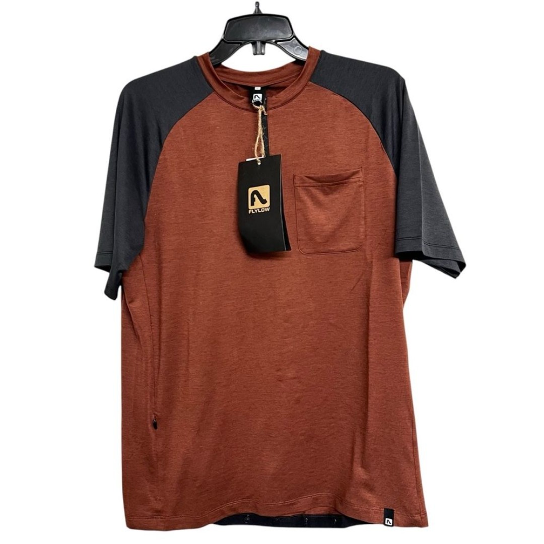 New Mens Flylow Nash Quarter Zip Short Sleeve Shirt